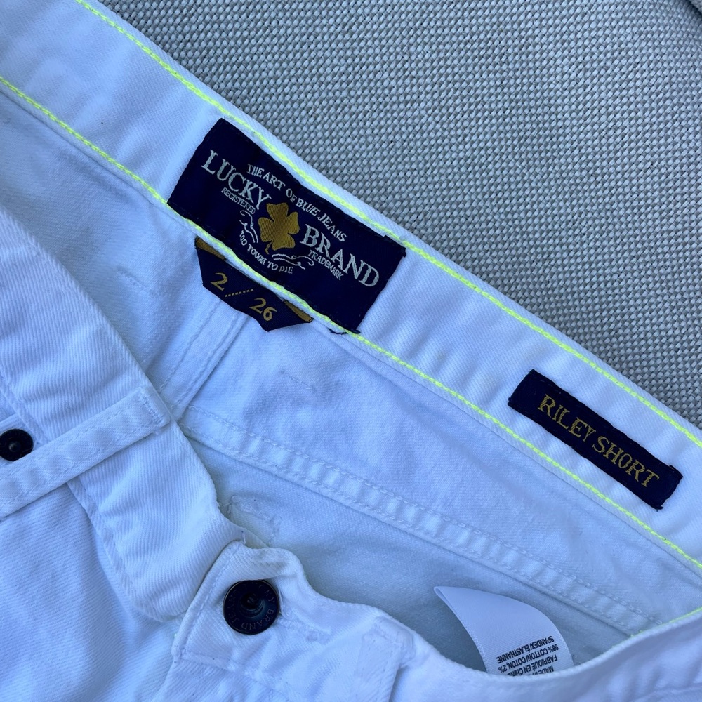Lucky Brand White Riley Short